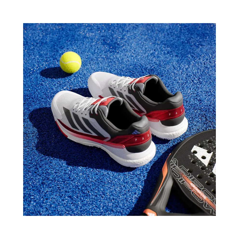 Adidas Crazyquick BOOST Padel Cloud White / Core Black / Lucid Red (IH3636)