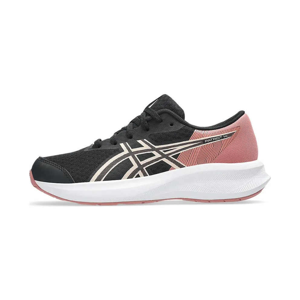 ASICS PATRIOT 14 GS “Black / Pearl Pink” (1014A392-001)