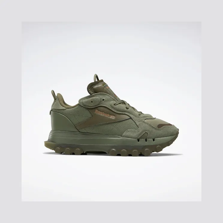 Reebok Cardi B Classic Leather Schoenen Hunter Green / Army Green / Golden Bronze