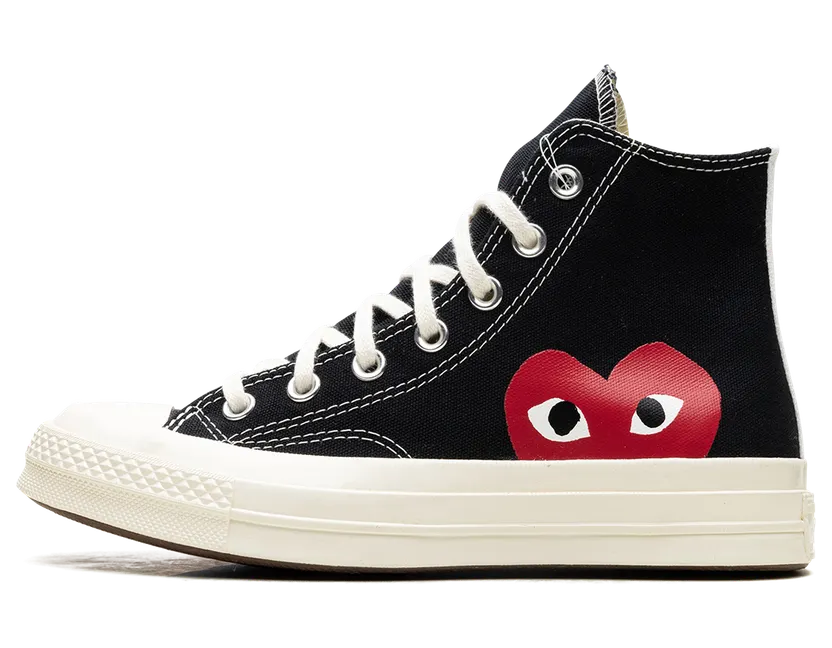 Converse Comme des Garcons x Chuck Taylor All Star Hi Play Black/White (150204C)