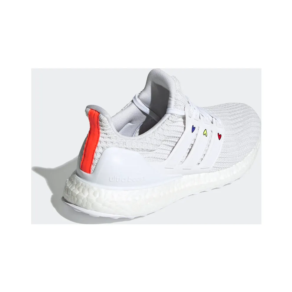adidas Ultra Boost 4.0 DNA Hearts Pack White (W) Cloud White/Chalk White-Solar Red (GZ9232)