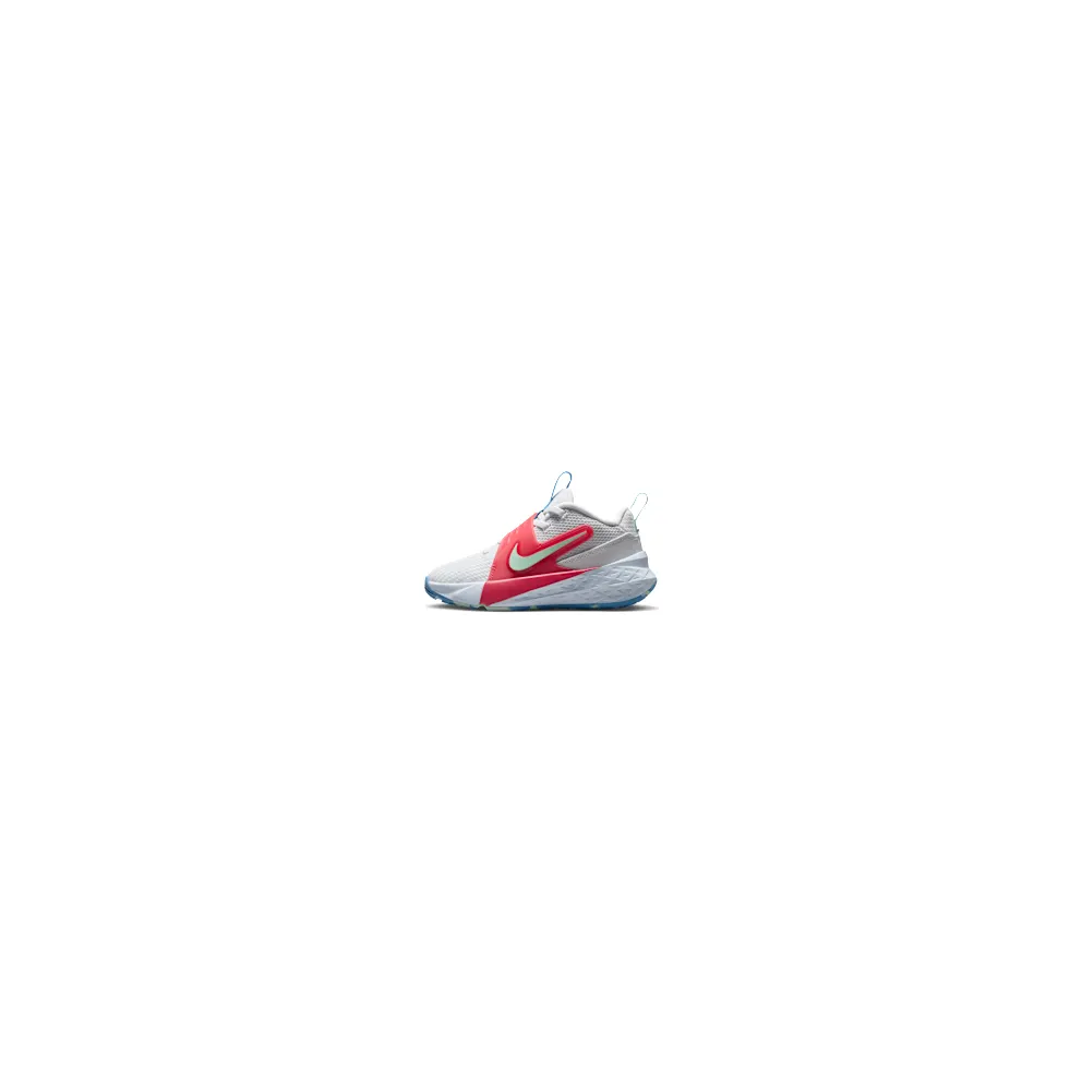 Nike Team Hustle D 12 “Off-White / Aurora Blue / Tropical Pink / Arctic Green” (IM7807-100)