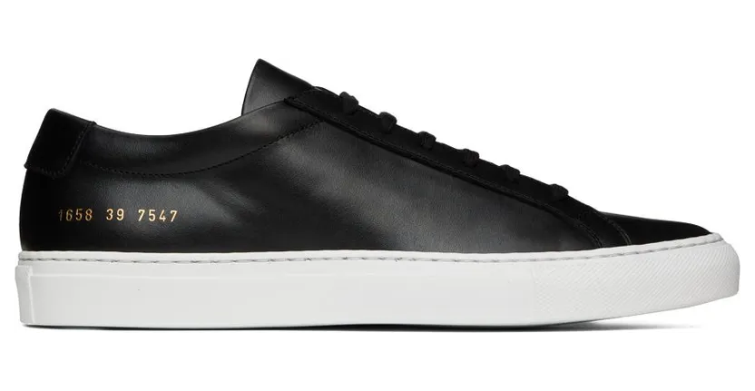 Common Projects Black Original Achilles Low Sneakers (ARTICLE 1658)