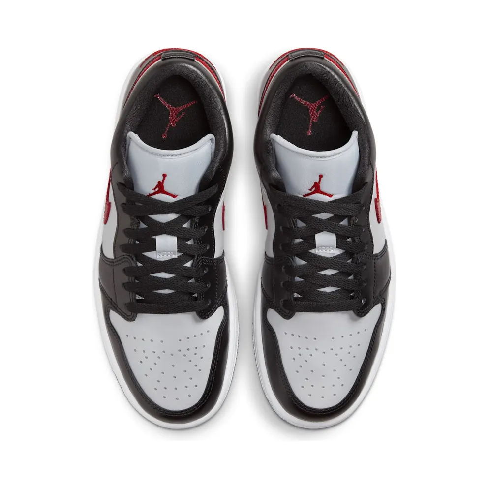 Air Jordan 1 Low “Black / Grey / Red” (DC0774-062)