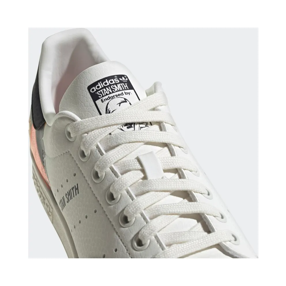 Adidas Stan Smith Core White / Legend Ink / Orange (GV7082)