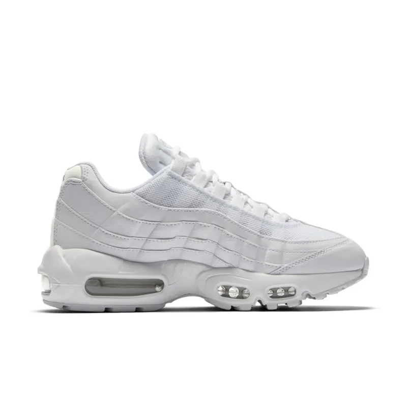 Nike Air Max 95 Triple White 2017 (W) White/White-Pure Platinum (307960-104)