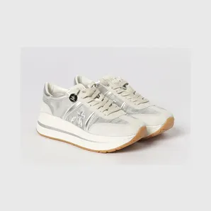 Premiata Bethcoin Suede and Mesh Sneakers Grey (BETHCOIN8148)