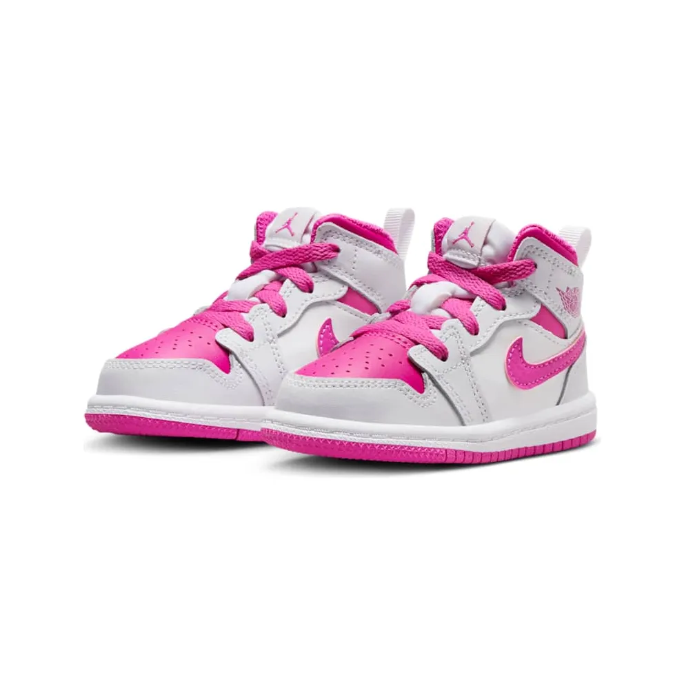 Jordan 1 Mid Iris Whisper White Fire Pink (FD8782-500)