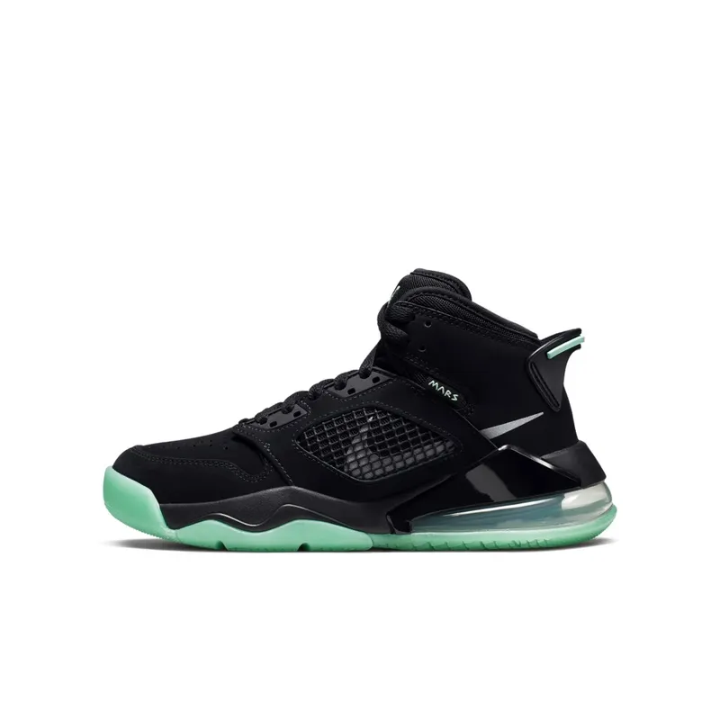 Jordan Mars 270 Black Green Glow (GS) Black/Green Glow-Green Glow (BQ6508-003)
