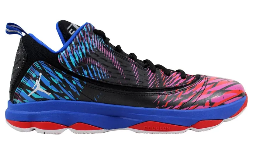 Air Jordan CP3 VI 6 AE Black/White-Game Royal-Sport Red (580580-055)