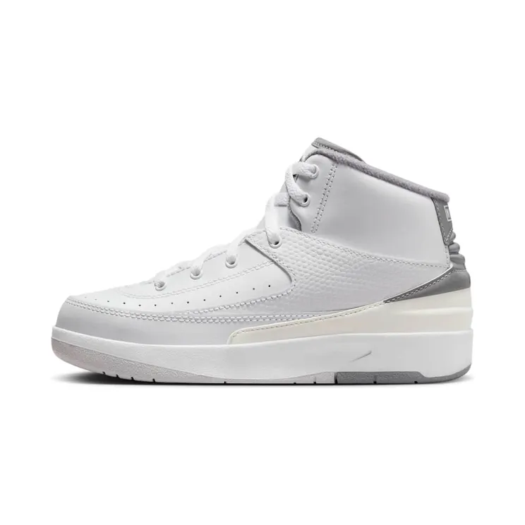 Jordan 2 Retro “White / Sail / Black / Cement Grey” (DQ8564-100)
