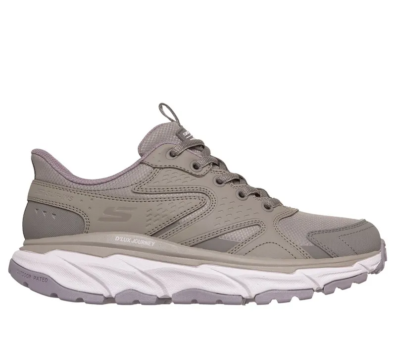 Skechers Slip-ins Relaxed Fit: D’Lux Journey “Talon Summit Sneaker Grey / Lavendel” (180368GYLV)