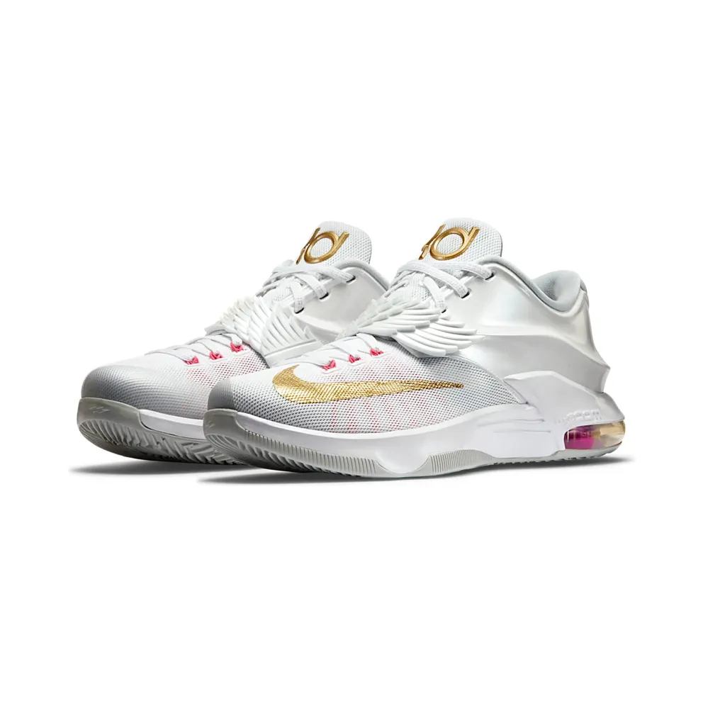 Nike KD 7 Aunt Pearl White/Metallic Gold-Pink Pow-Pure Platinum (706858-176)