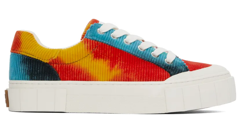 Good News Multicolor Corduroy Opal Sneakers (GNOPAL062)