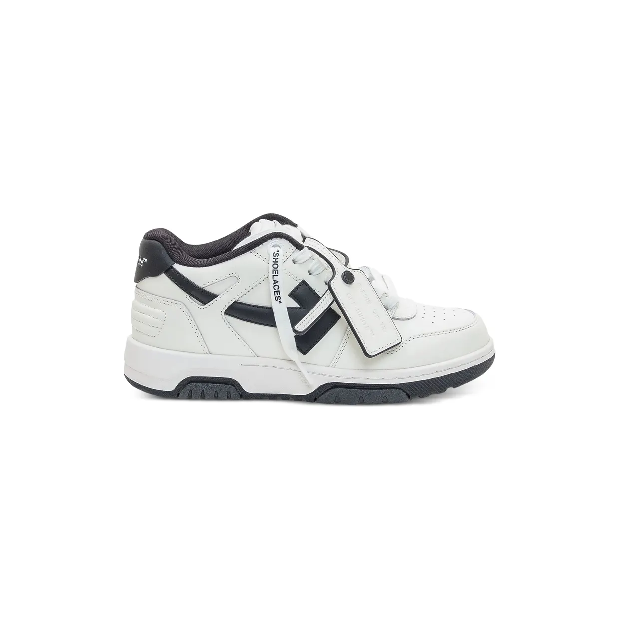 Off-white Out of Office Leather “White” (W259C9L018 WHBLK)