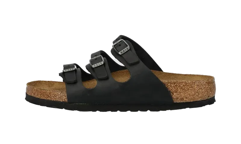 Birkenstock Florida Soft Footbed Sandals “Black” (1011445)