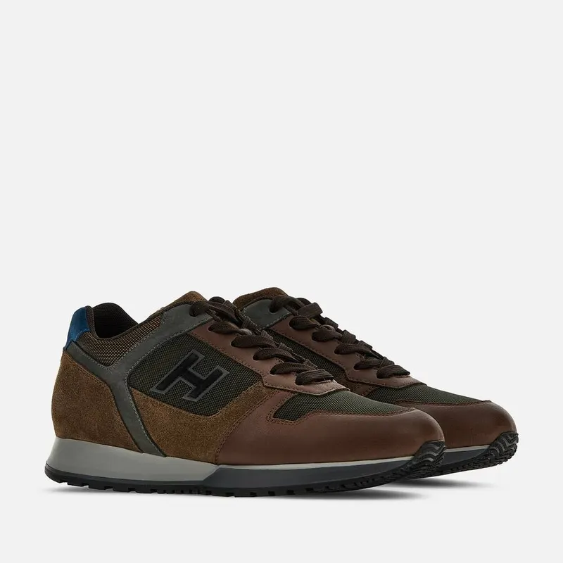 Hogan H321 Brown Green Grey (HXM3210Y860QD1816G)