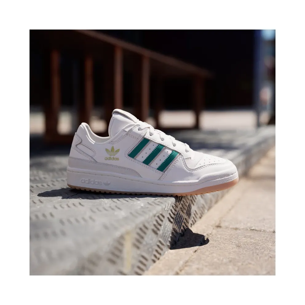 adidas Forum Low CL Cloud White Active Green Sandy Pink (IF7220)