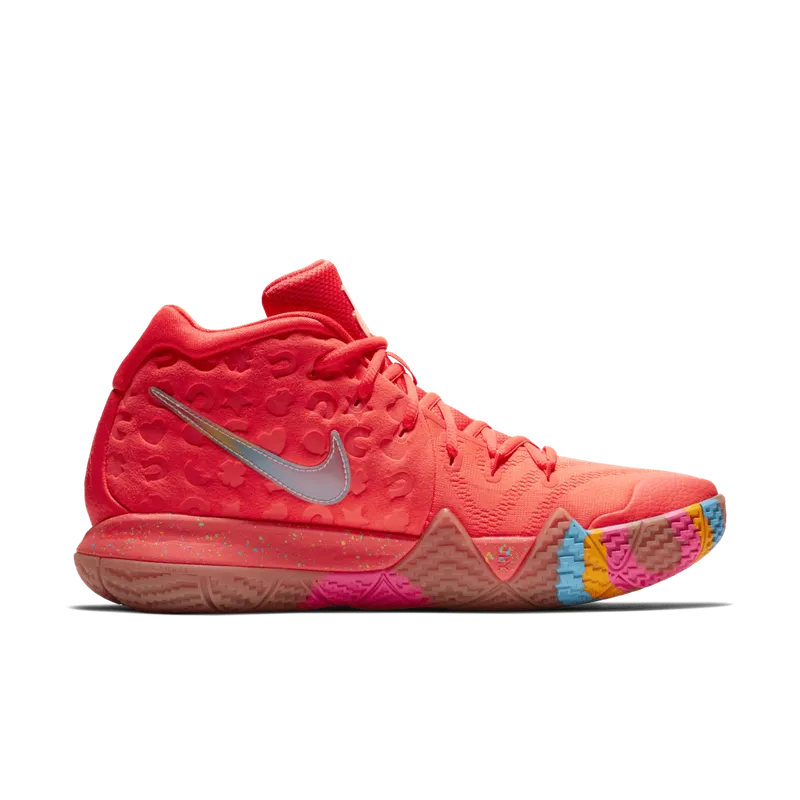 Nike Kyrie 4 Lucky Charms (Special Cereal Box Package) Bright Crimson/Multi-Color (BV0428-600)