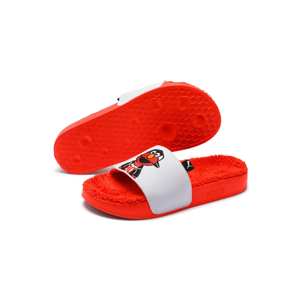 Puma Leadcat Sesame Street 50 Slides GS “Orange / White” (369085-02)