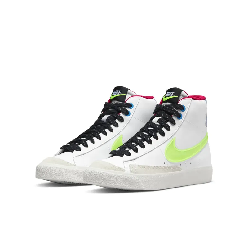 Nike Blazer Mid ’77 “WHITE/VOLT-HYPER ROYAL” (DV2234-100)
