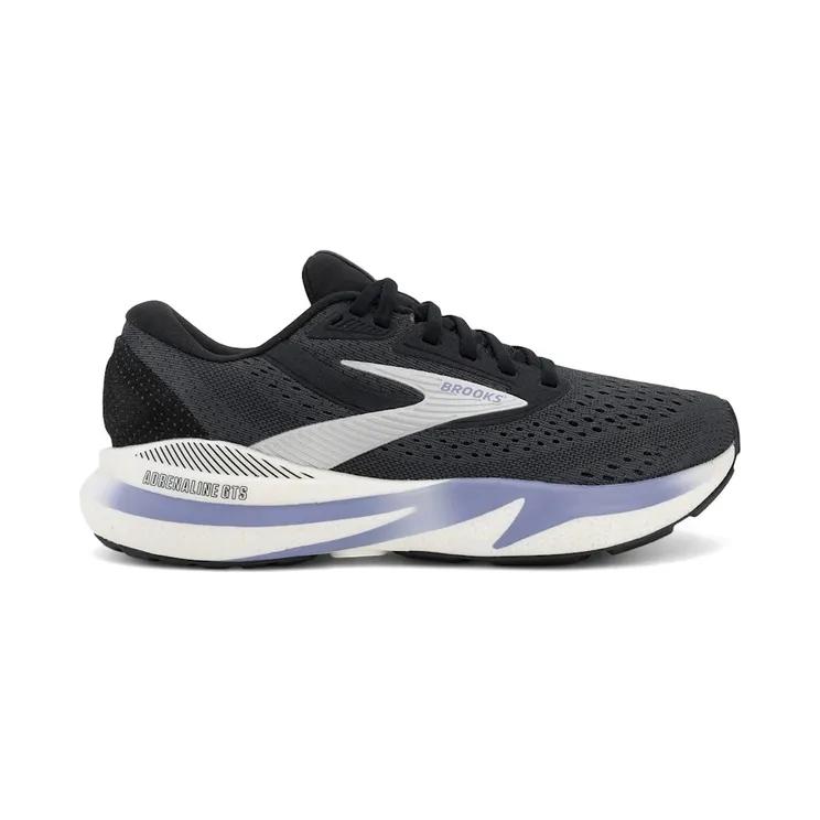 Brooks Adrenaline Ebony / Blue Heron / Silver (120426-1B-099)