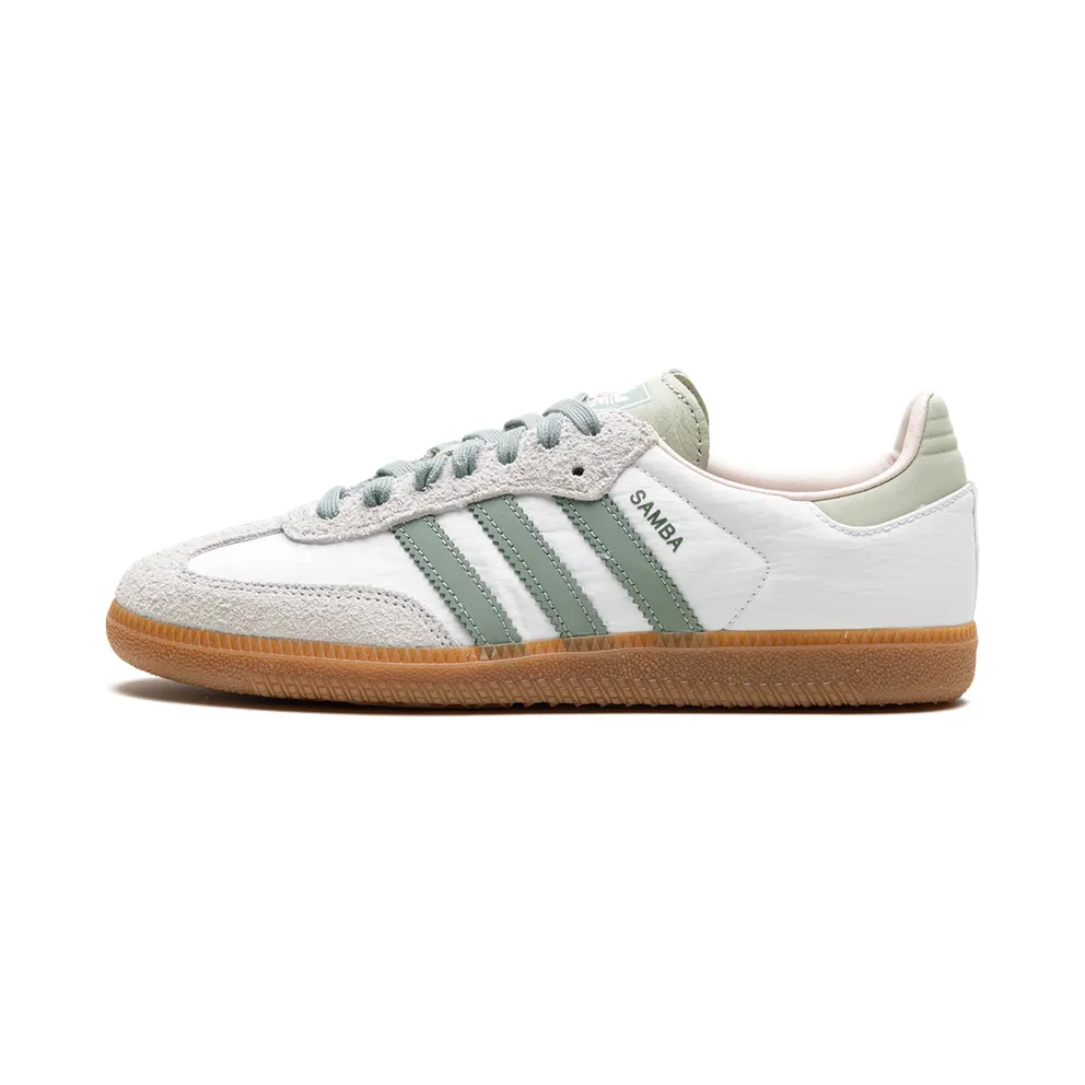 adidas Samba OG Schuh Cloud White / Silver Green / Putty Mauve (ID0492)