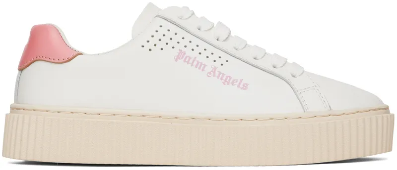 Palm Angels Palm One Platform “White/Pink” (PWIA035F22LEA0030130)