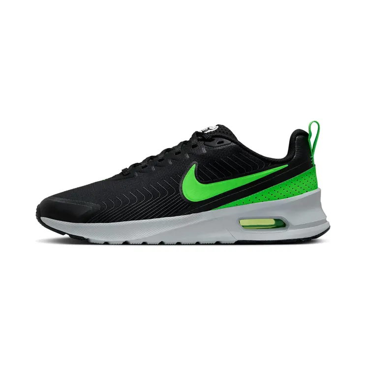 Nike Air Max Nuaxis “Black / Anthracite / Wolf Grey / Green Strike” (HV5754-010)