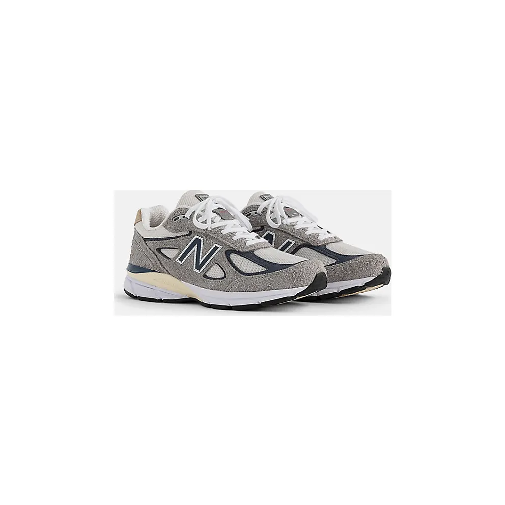 New Balance 990v4 “Made in USA – Grey/Navy” (U990TA4)