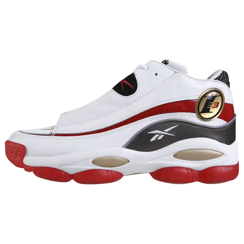 Reebok Answer DMX White Red (2018) White/Excellent Red-Brass (Other Brands Reebok)
