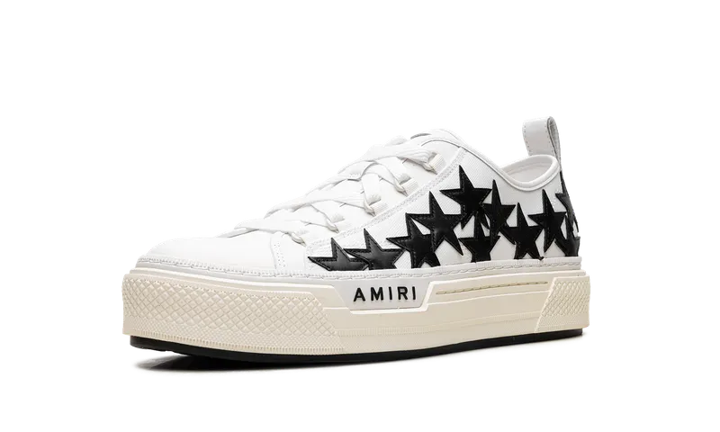 Amiri Stars Court Low “WHITE / BLACK” (PXMFS004-111)