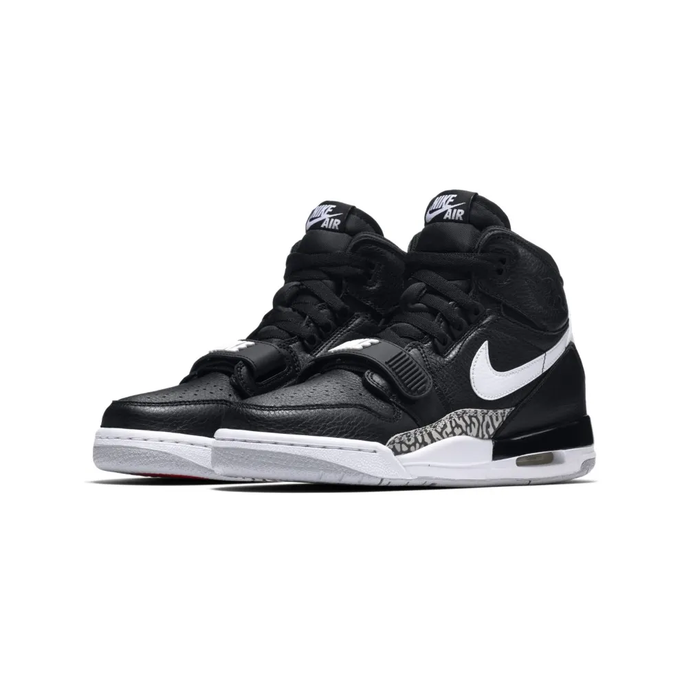 Jordan Legacy 312 Black White (GS) Black/White (AT4040-001)