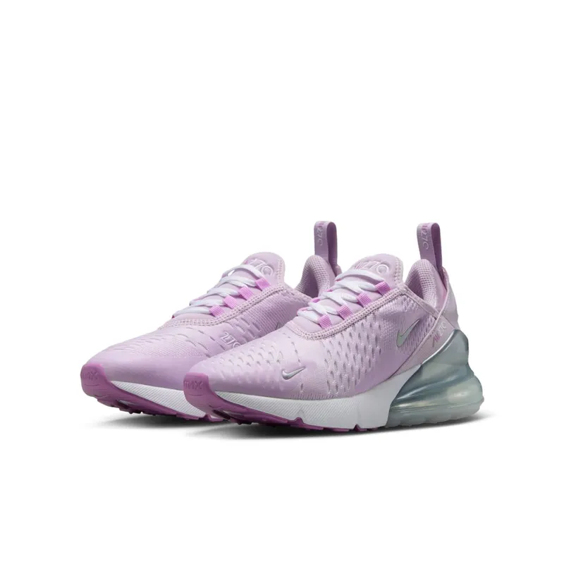 Nike Air Max 270 GS “Doll Rush Fuchsia White Metallic Silver” (IH0412-530)