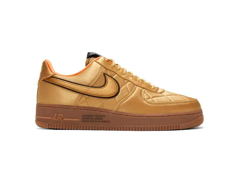 Nike Air Force 1 Low Quilted Satin Pack Wheat (CU6724-777)