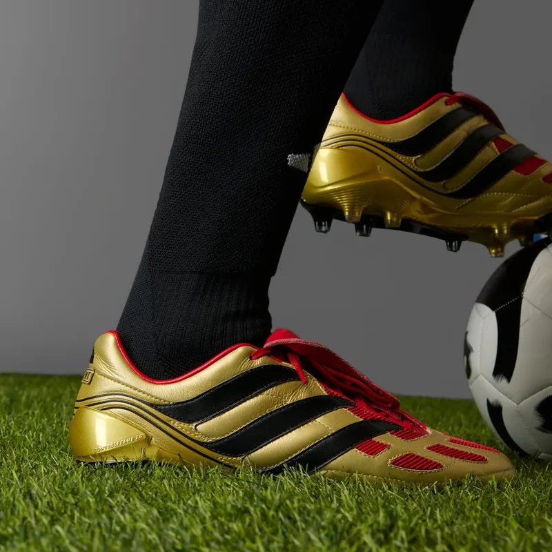 adidas Predator Precision FG Zinedine Zidane Gold Metallic Made in Germany (IH0944)