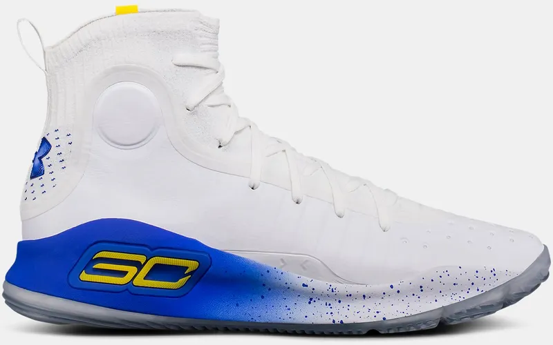Under Armour Curry 4 Home White/Yellow-Royal Blue (1298306-100)