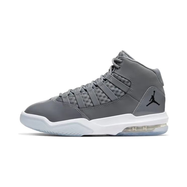 Air Jordan Max Aura GS ‘Cool Grey’ “Cool Grey / White / Clear / Black” (AQ9214-010)