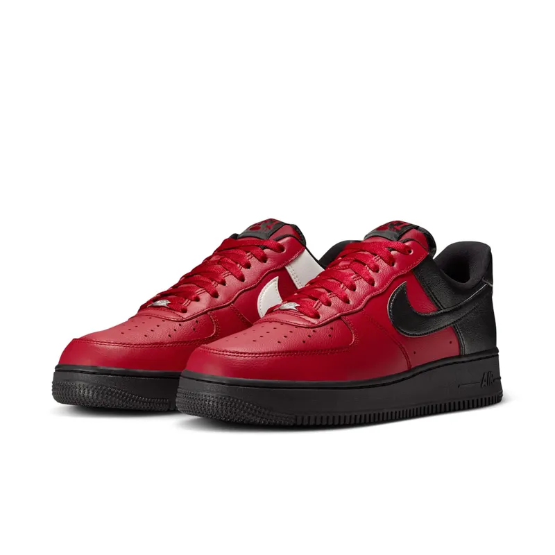 Nike Air Force 1 Low ’07 LV8 “Gym Red Summit White Black” (IB6847-600)