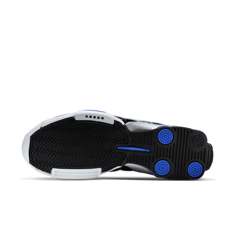 Nike Shox BB4 Black Patent White/Metallic Silver-Black-Racer Blue (AT7843-102)