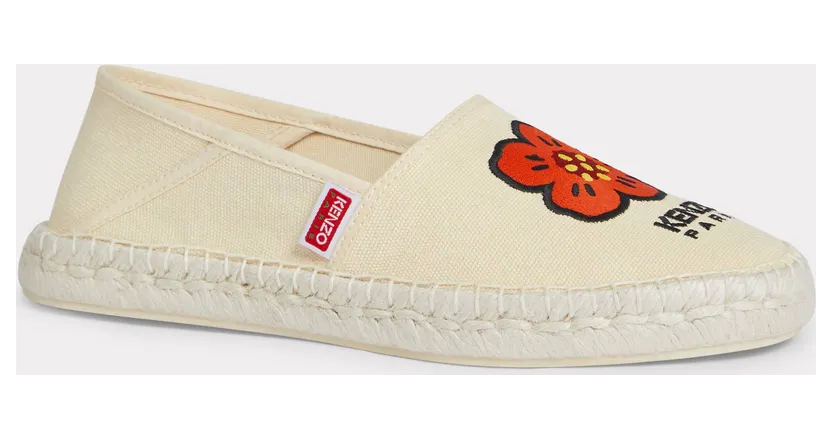 Kenzo Espadrilles Boke Flower Femme Creme – Taille 36 (FD62ES020F76)