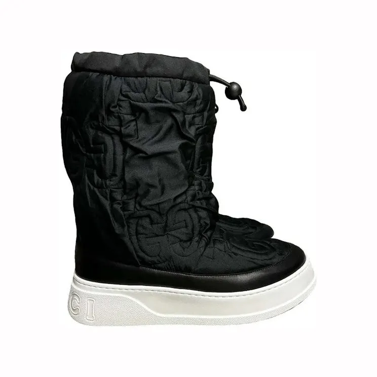 Gucci Cloth Boots Black (721104 FAAWE 1164)