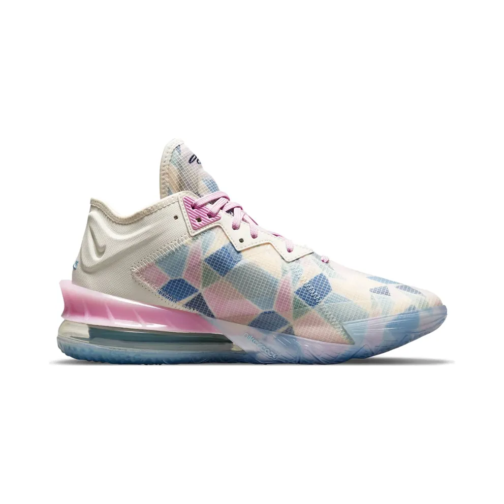 Nike LeBron 18 Low atmos Cherry Blossom – “Natural / Multi / Cherry Blossom” (CV7562-101)