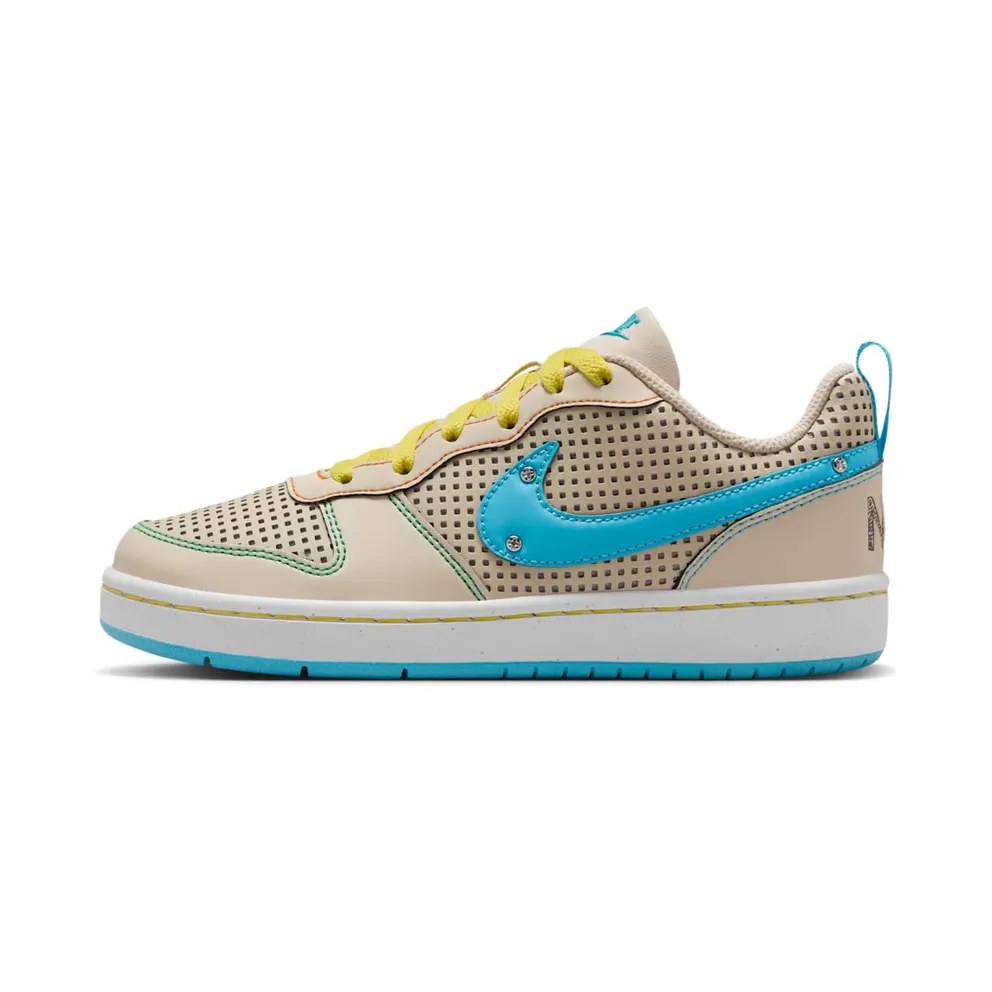 Nike Court Borough Low Recraft Sanddrift Phantom Opti Yellow Baltic Blue (IB7726-126)