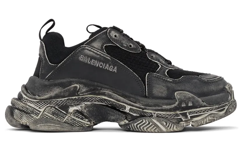 Balenciaga Triple S Faded Black (536737W3CN31000) (2)