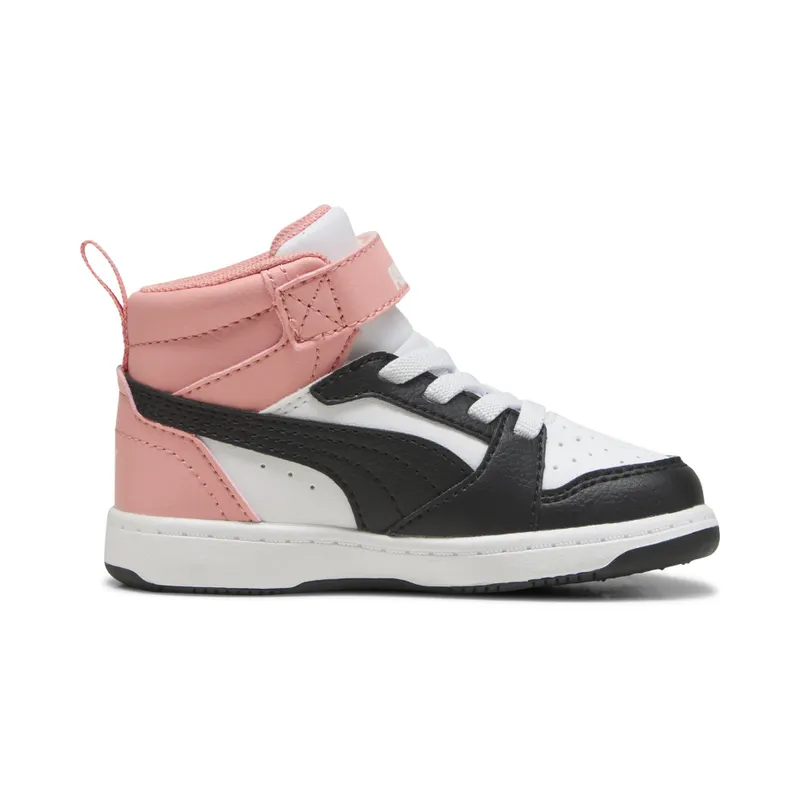 Puma Rebound V6 Mid “Puma White / Strong Gray / Pink Fruit” (396542_26)