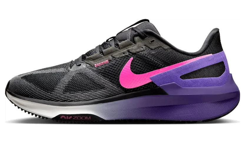 Nike Structure 25 Black Anthracite Field Purple Laser Fuchsia (DJ7883-010)
