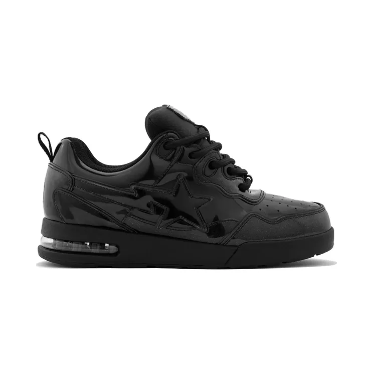 A Bathing Ape Flip Sta #1 Black Patent (1M80-191-318)