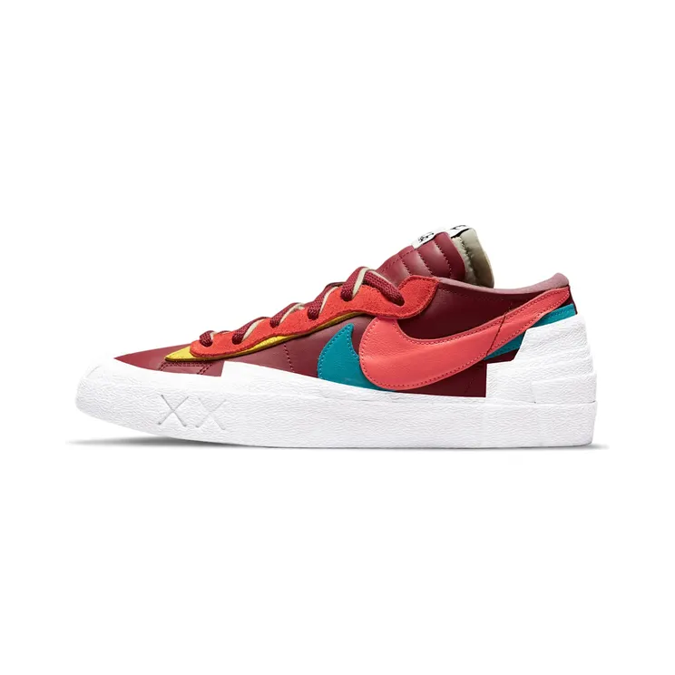 Nike Blazer Low sacai KAWS Red – “Red / Orange / Pink / Blue” (DM7901-600)
