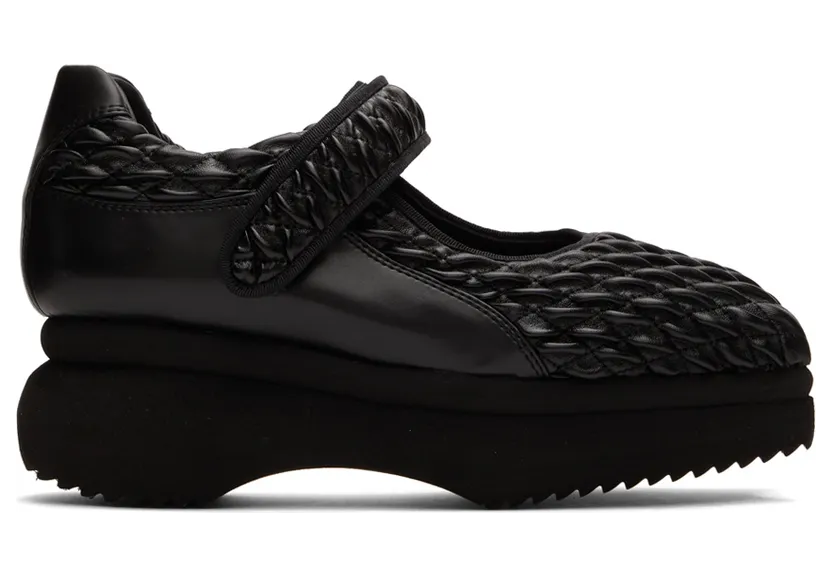 Paula Canovas Del Vas Black Diablo Sneakers (PSS221010 VAR 5)